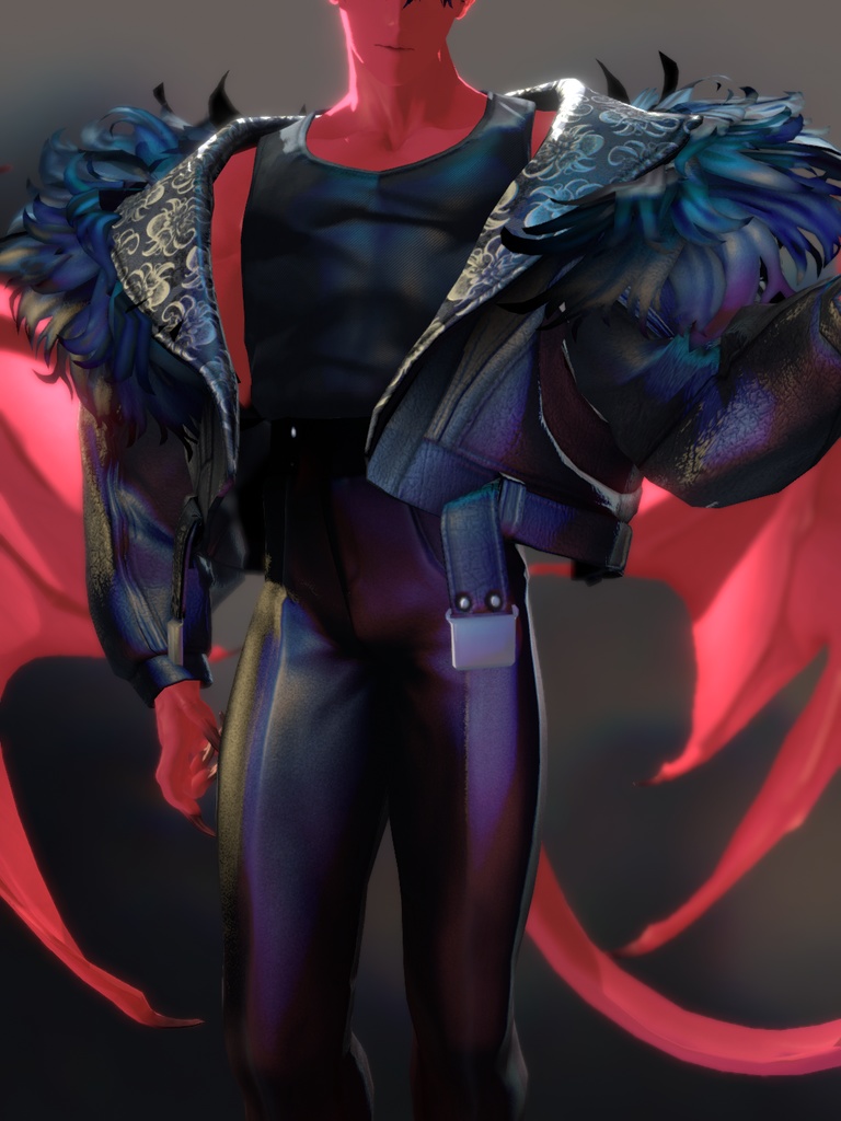 【3Dmodel】悪魔リーマン【VRChat avatar】