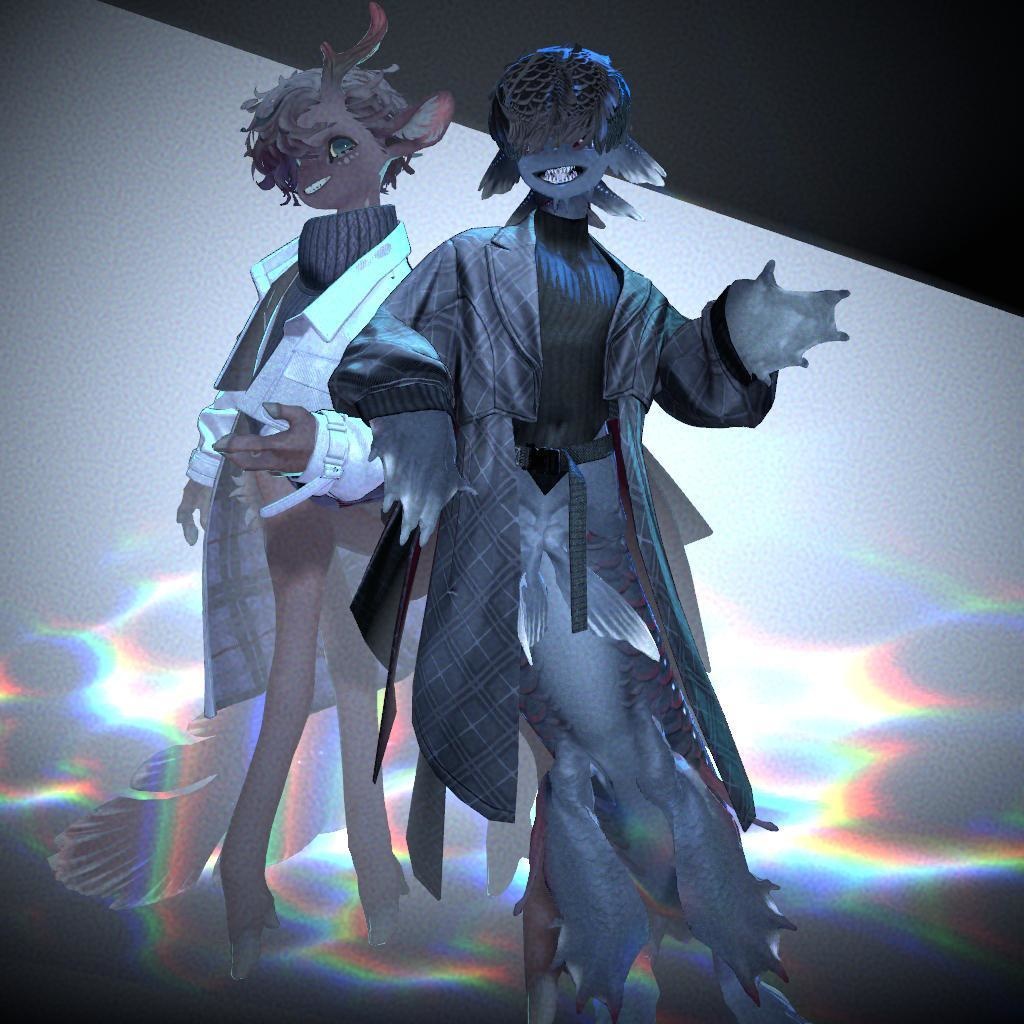 【3D model】シンカイヒトウオ【VRChat avatar】