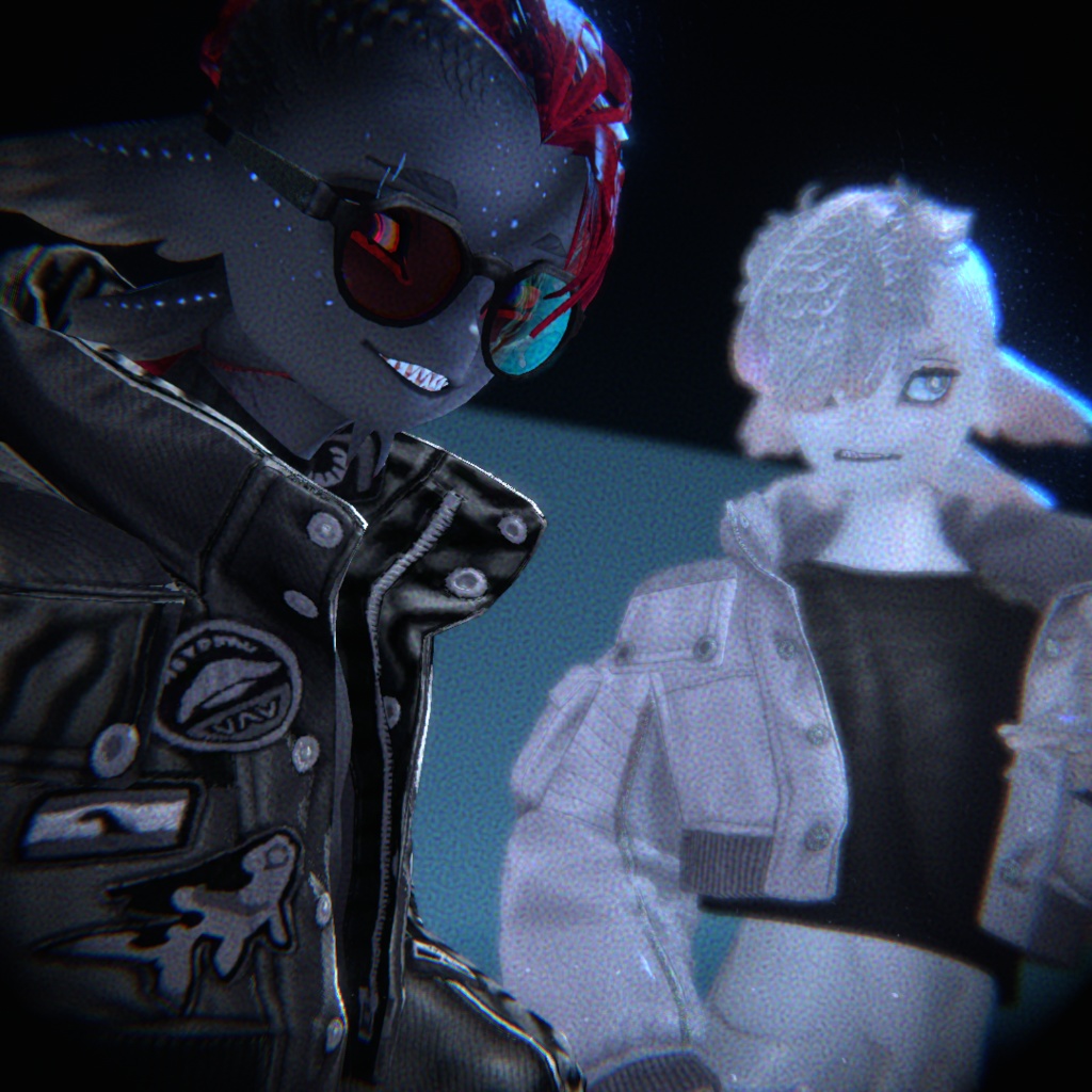 【3D model】シンカイヒトウオ【VRChat avatar】