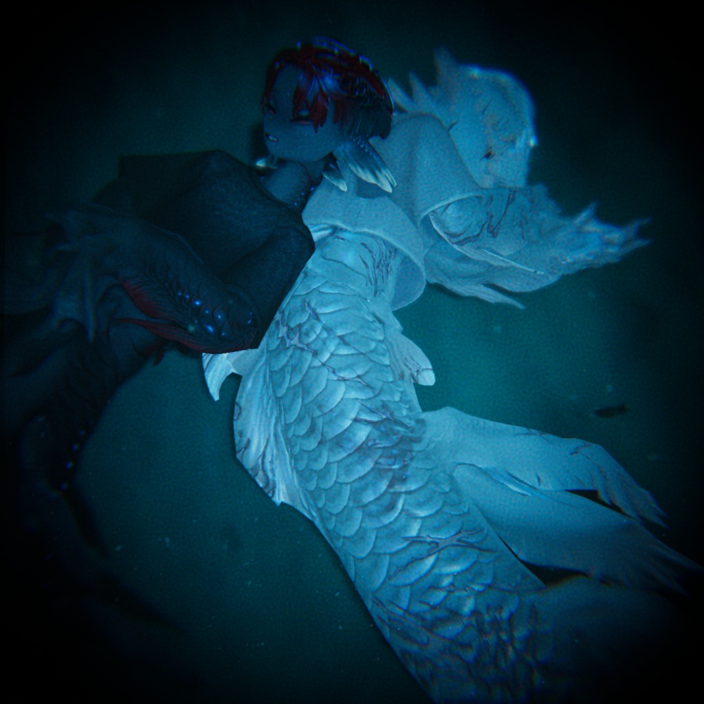 【3D model】シンカイヒトウオ【VRChat avatar】