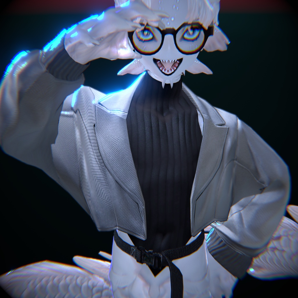 【3D model】シンカイヒトウオ【VRChat avatar】