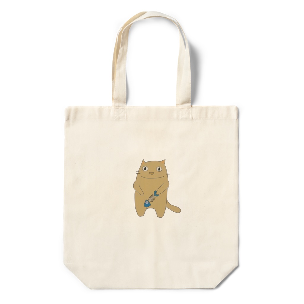 魚を食べたねこ　エコバッグ