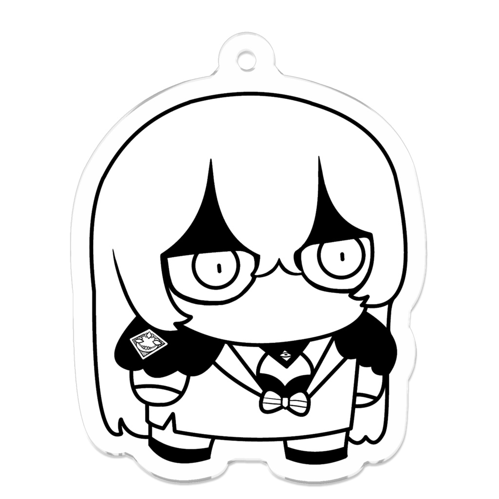 ナレリア令嬢 消しゴムの状態 通常衣装三種 アクリルキーホルダー