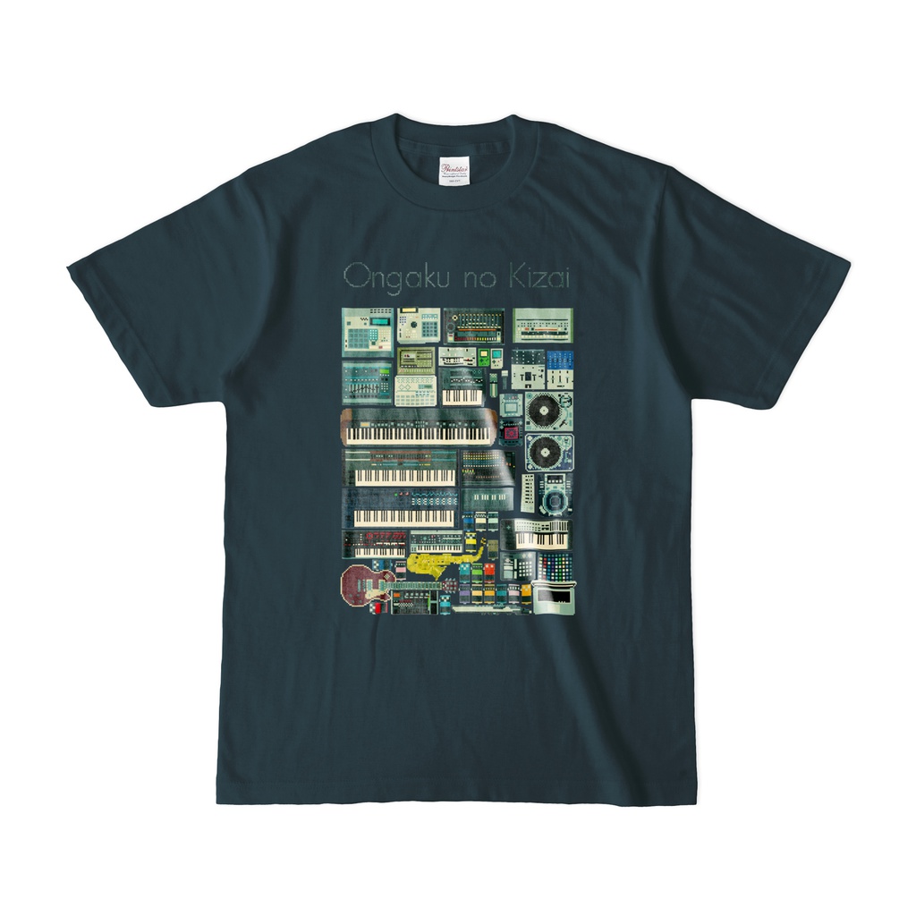 ドット絵 DTM機材 Tシャツ