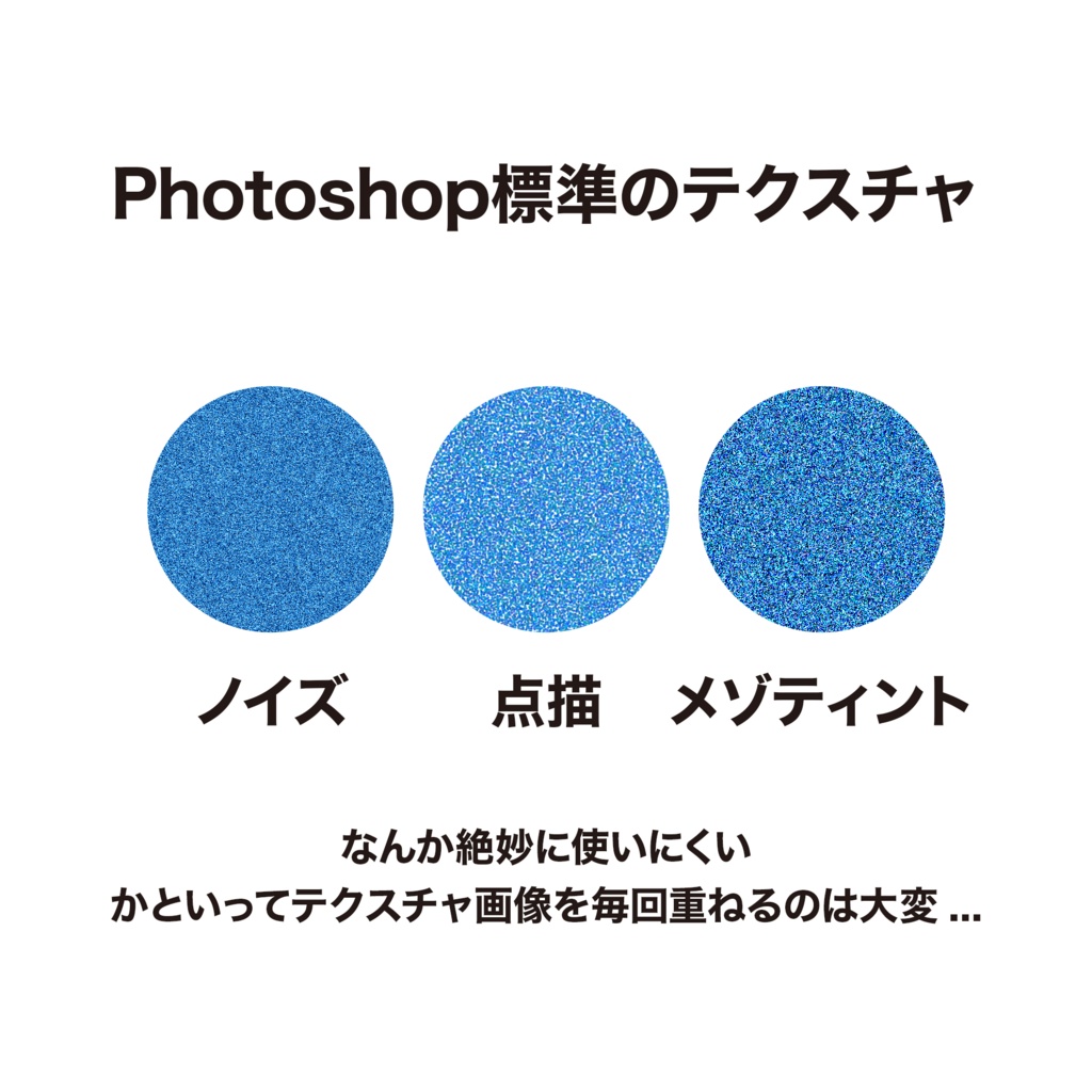 【Photoshopプラグイン】シンプルで使いやすいテクスチャを一発で作る【Texture Tool】