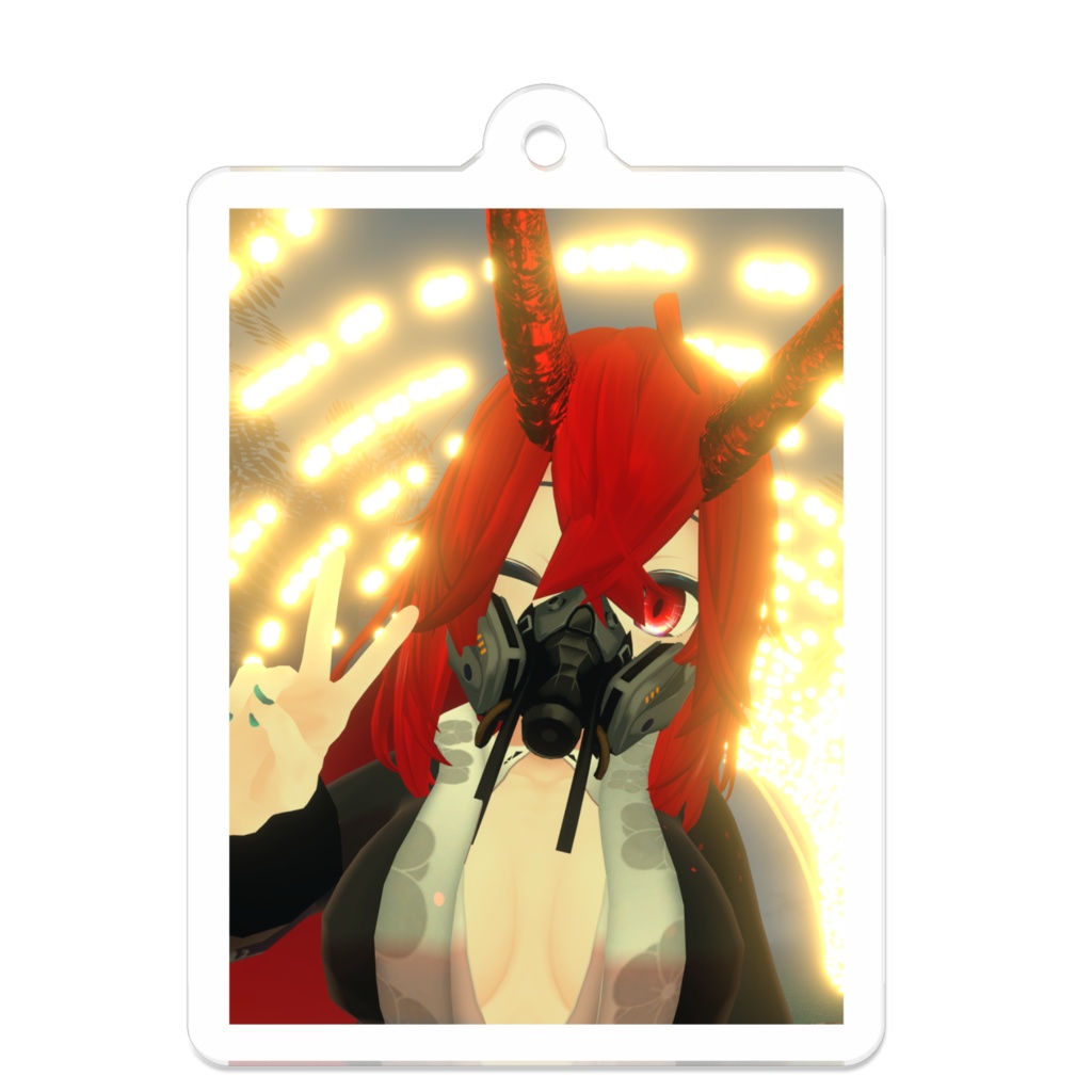 アクリルキーホルダー レイ ガスマスクver1