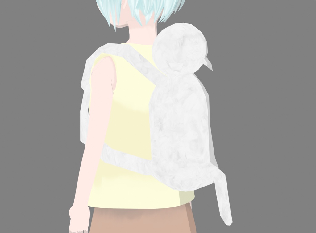 VRChat向け しっぽゆらゆら　ネコリュック