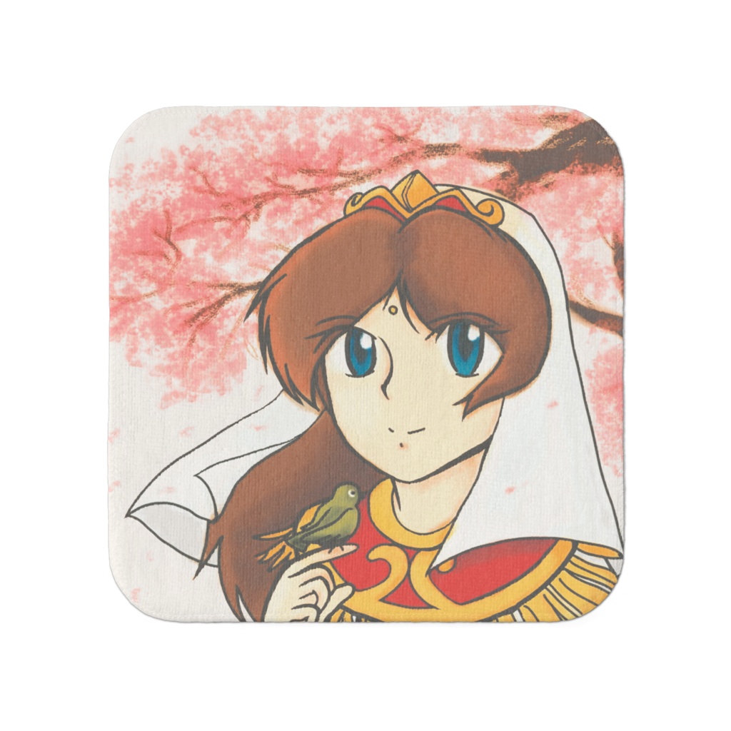 天外魔境タオルハンカチ 絹