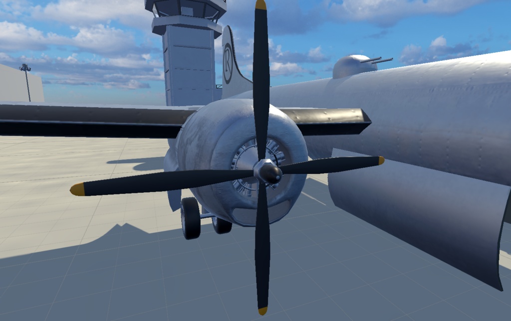 【VRChat想定】B-29 スーパーフォートレス【Sacc1.64対応済】