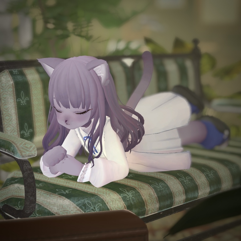 【VRChat向け3Dモデル】Violet -ヴァイオレット-【VRM】