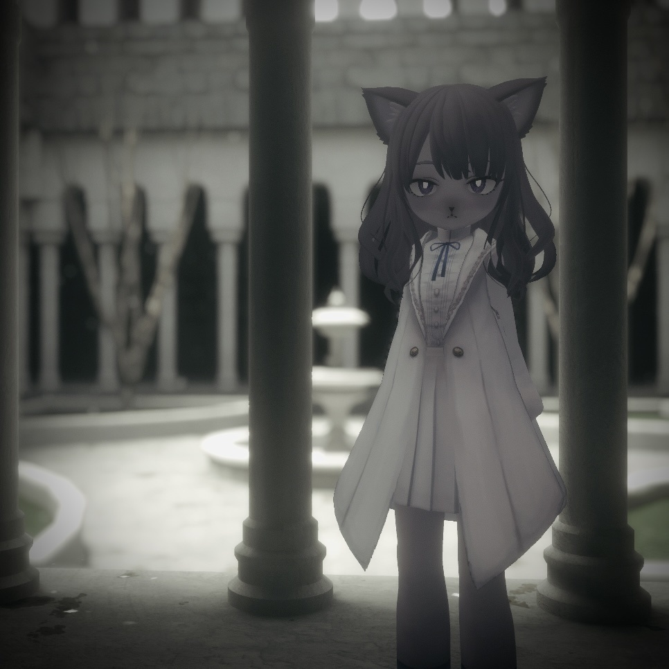 【VRChat向け3Dモデル】Violet -ヴァイオレット-【VRM】