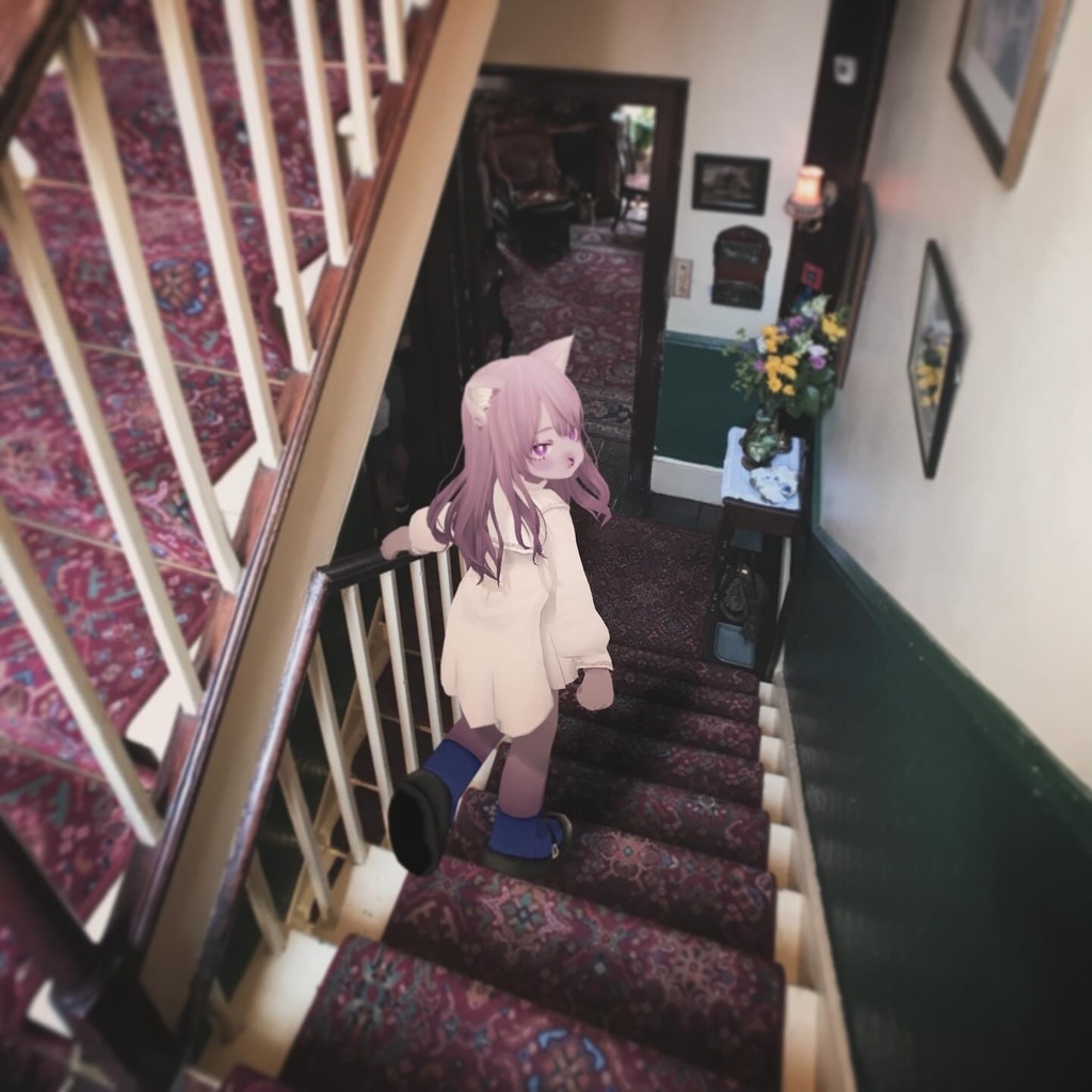 【VRChat向け3Dモデル】Violet -ヴァイオレット-【VRM】