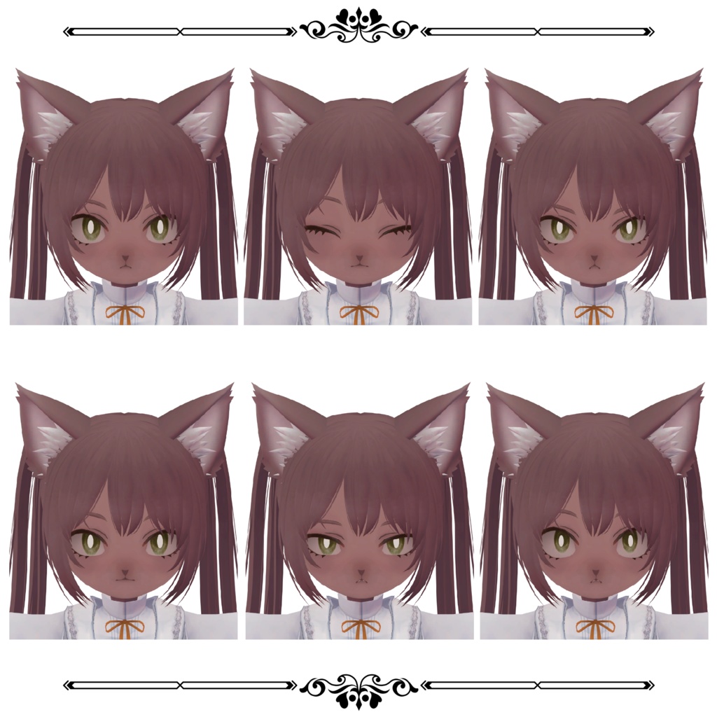 【VRChat向け3Dモデル】Dahlia -ダリア-【VRM】