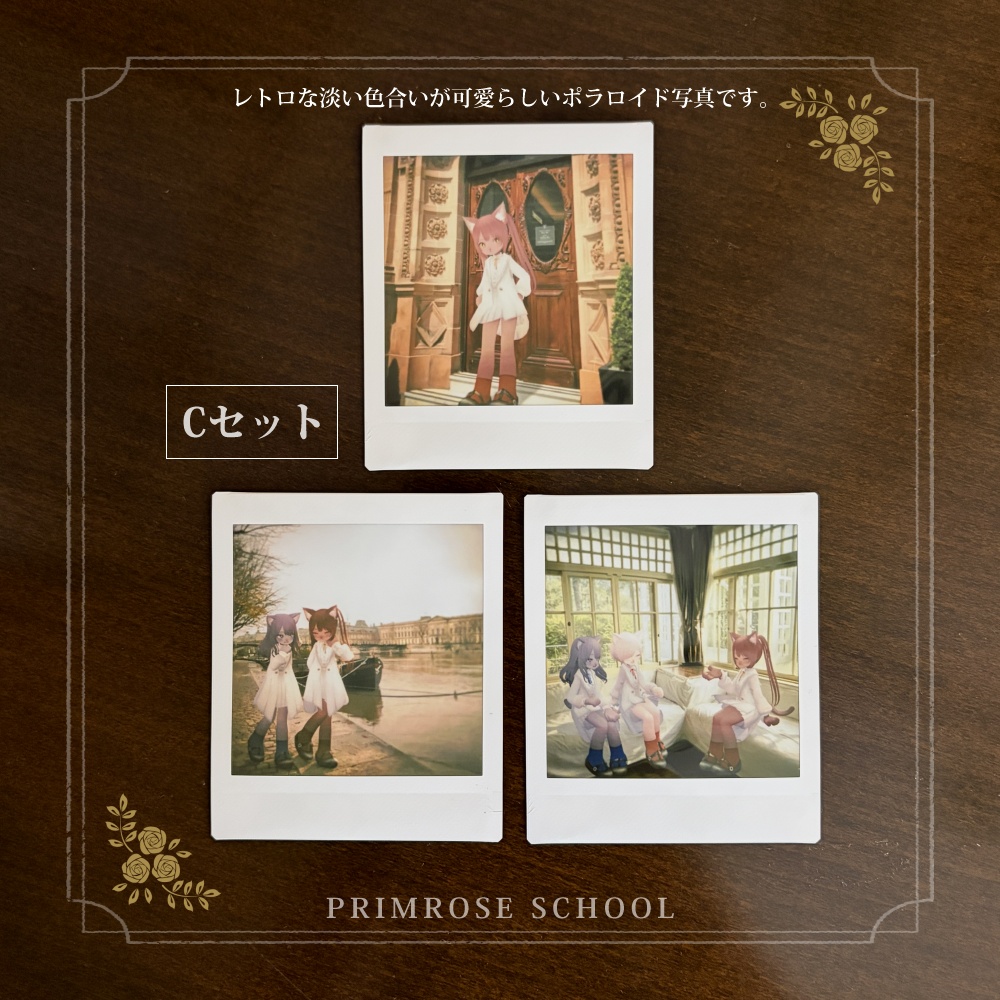 ポラロイド写真セット(3種類)