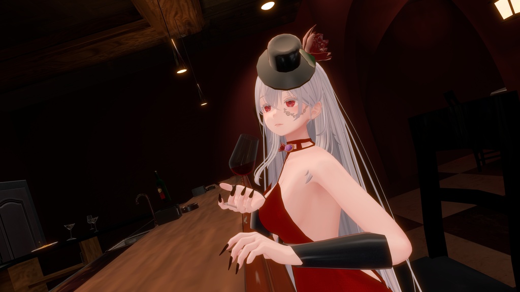 森羅ちゃん専用イブニングドレス 『Rose of Queen』