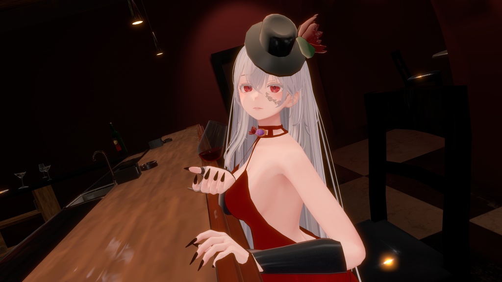 森羅ちゃん専用イブニングドレス 『Rose of Queen』