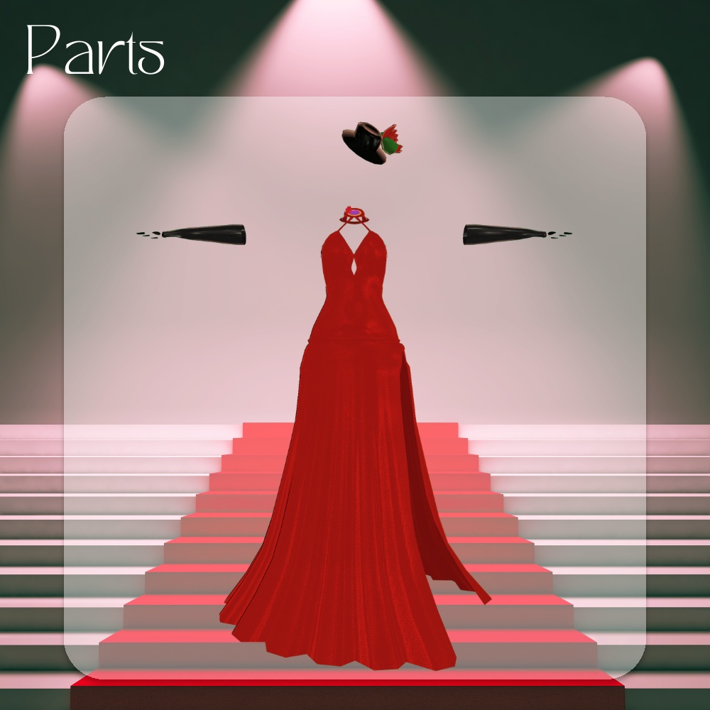 森羅ちゃん専用イブニングドレス 『Rose of Queen』