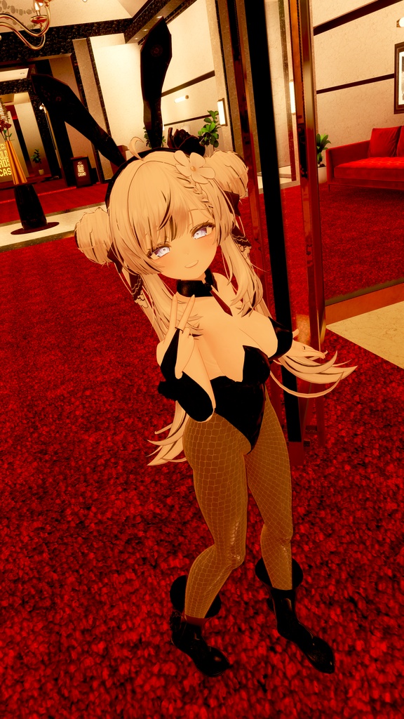 マヌカちゃん専用『Black rose bunny』