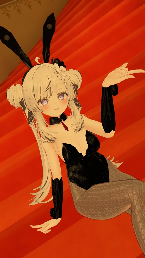 マヌカちゃん専用『Black rose bunny』