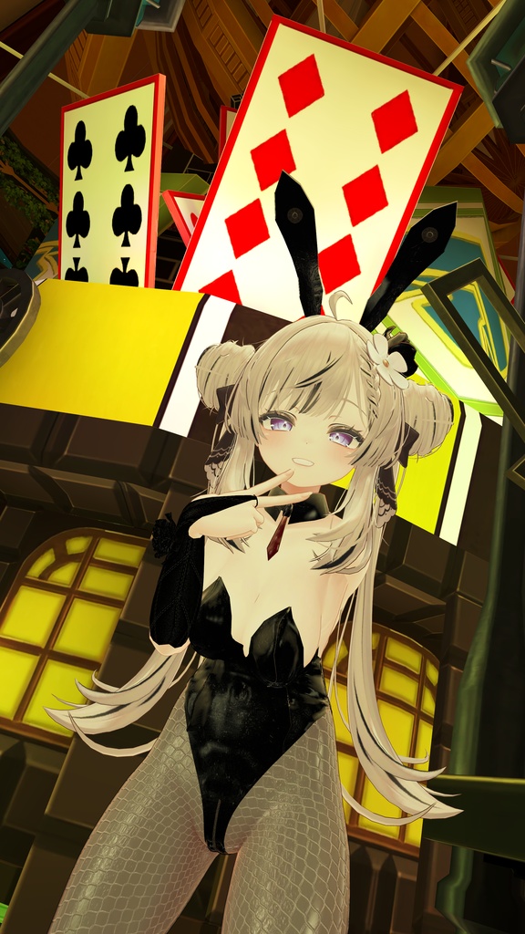 マヌカちゃん専用『Black rose bunny』