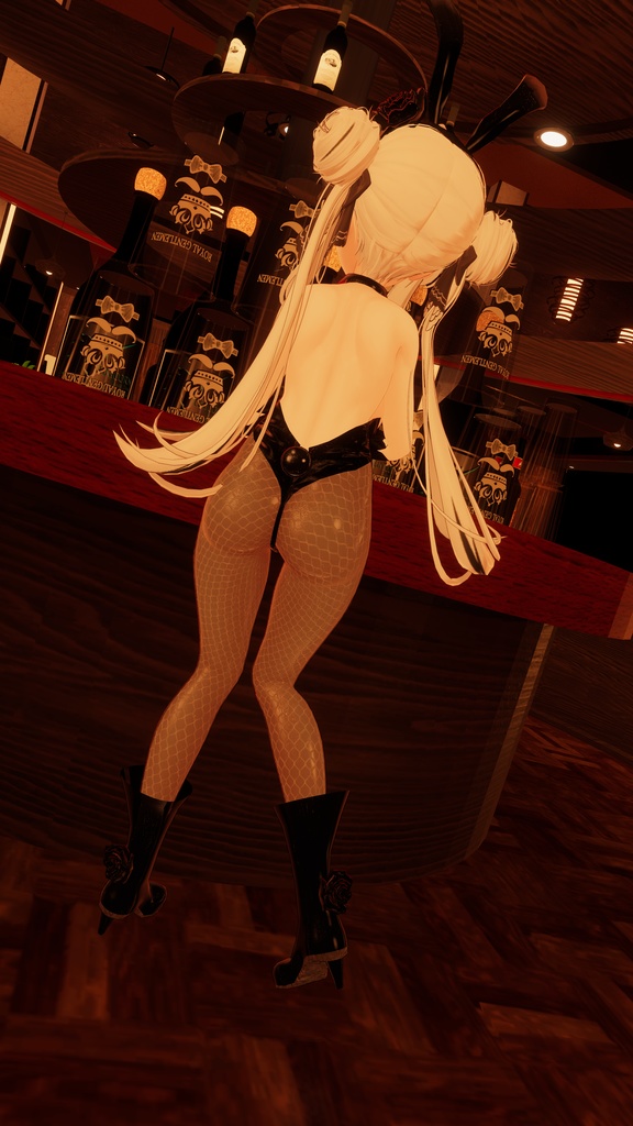 マヌカちゃん専用『Black rose bunny』