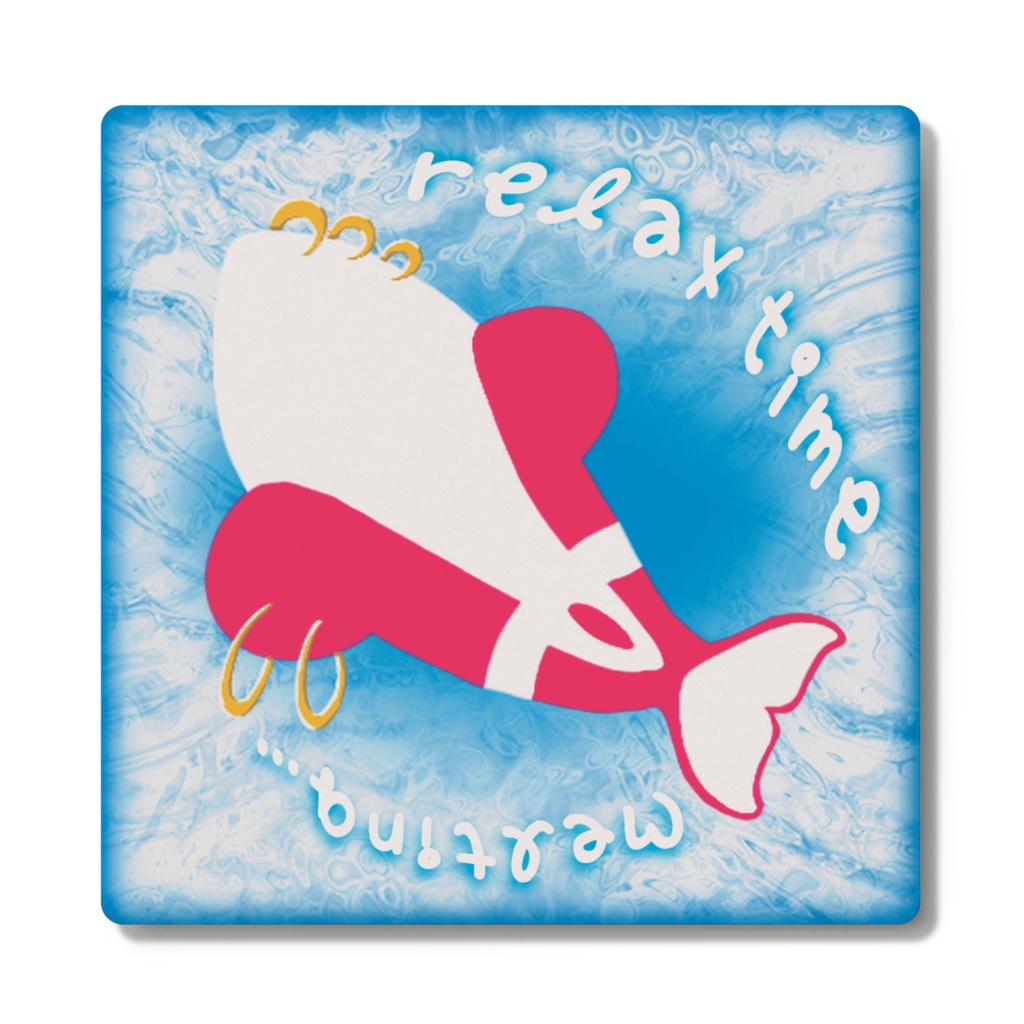 円形コースター【だらーん】