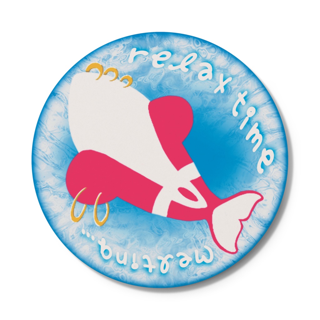 円形コースター【だらーん】