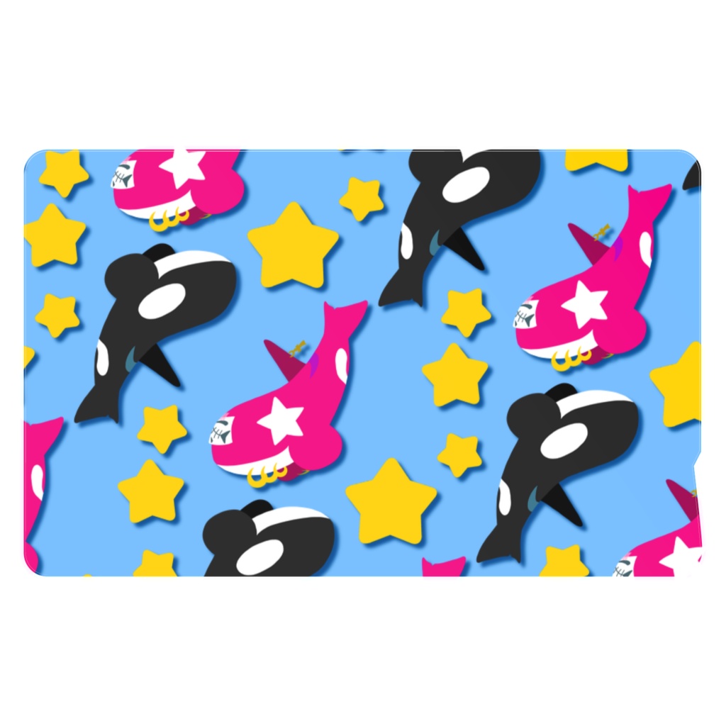 ICカードステッカー2枚【ツイン☆スター】