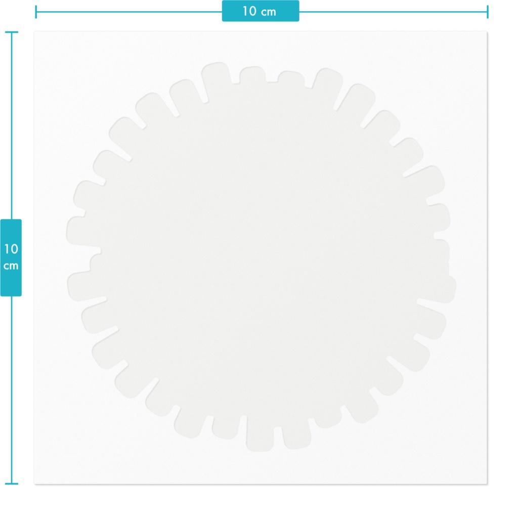 めりぃさんはあなたのうしろイラストロゴステッカー