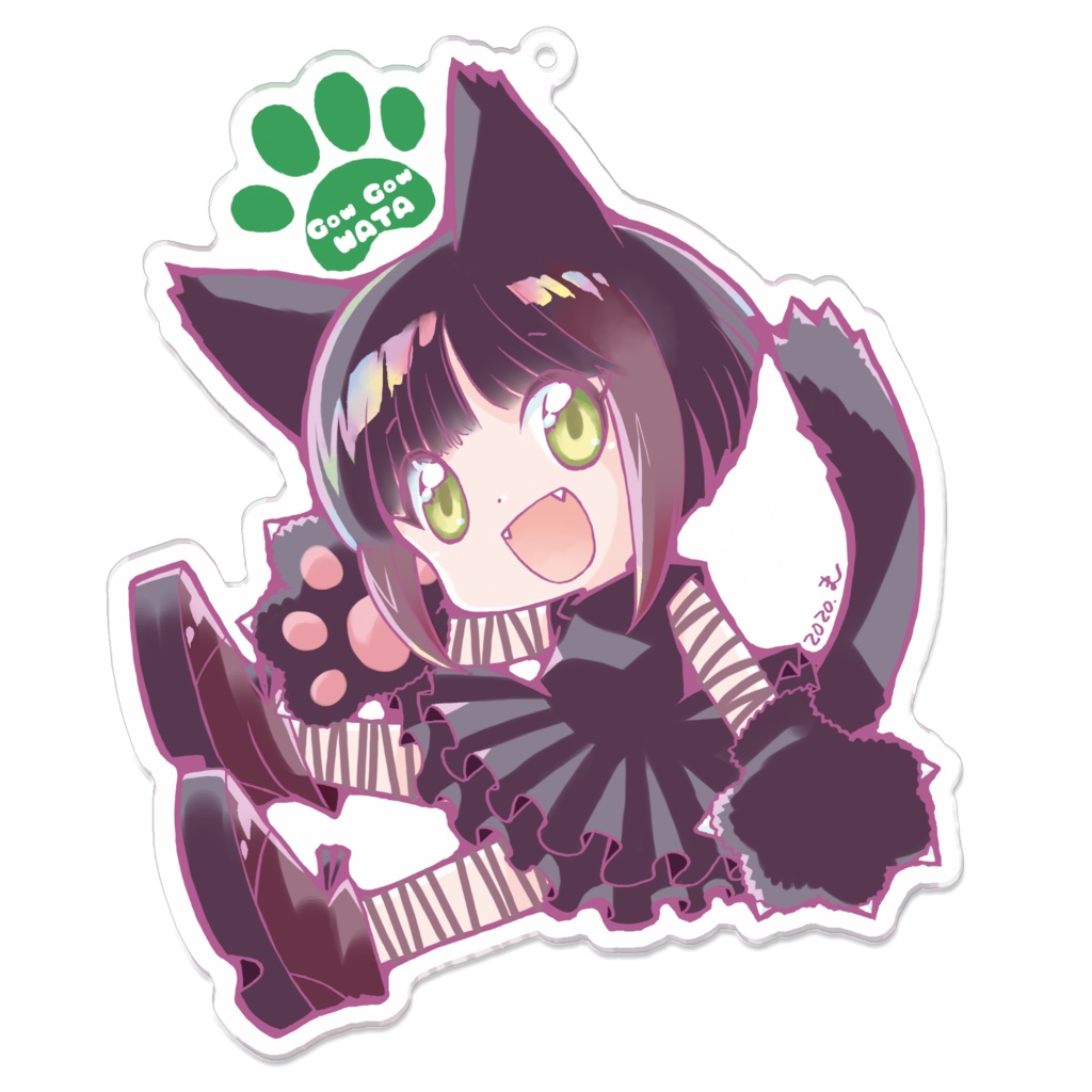 クロアクリルキーホルダー