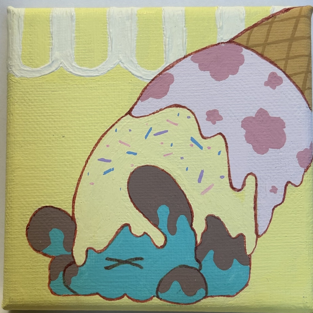 【原画】アイス【キャンバス】