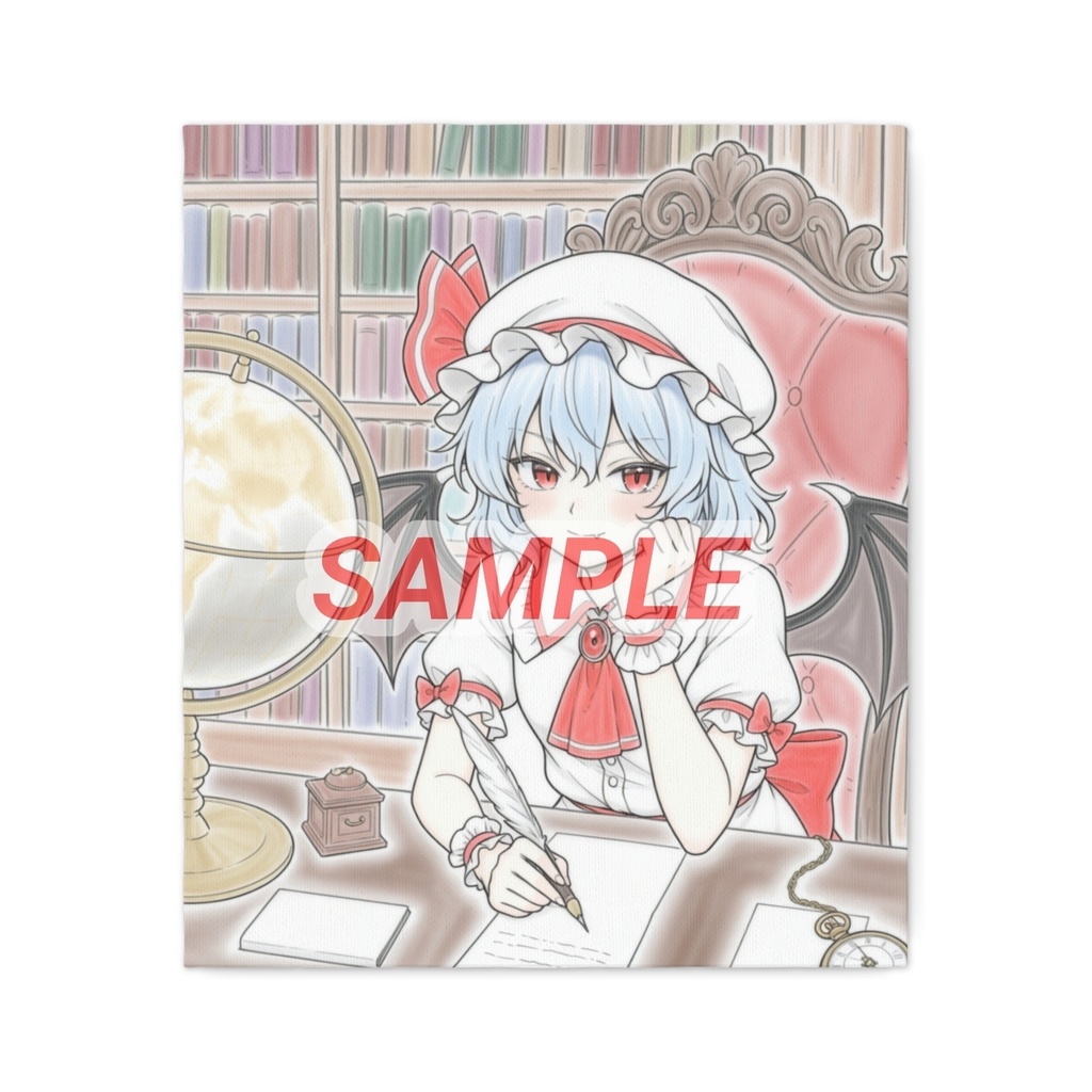 手紙を書くレミリア