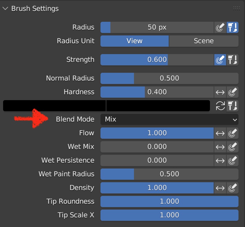 [Blender]ブラシのBlend Modeをショートカット登録できるようにするアドオン