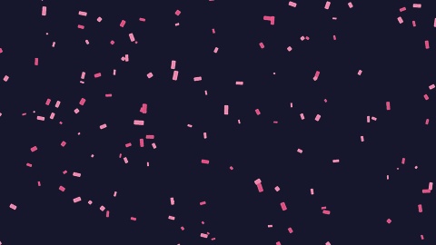 紙吹雪が舞う透過エフェクト 8色セット【配信者・VTuber素材】