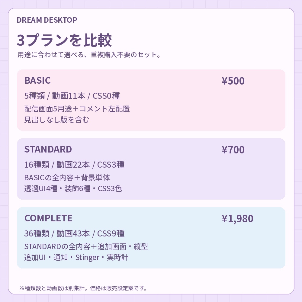 【動く配信画面】ゆめかわPCデスクトップ|星とハートの配信素材セット|DREAM DESKTOP