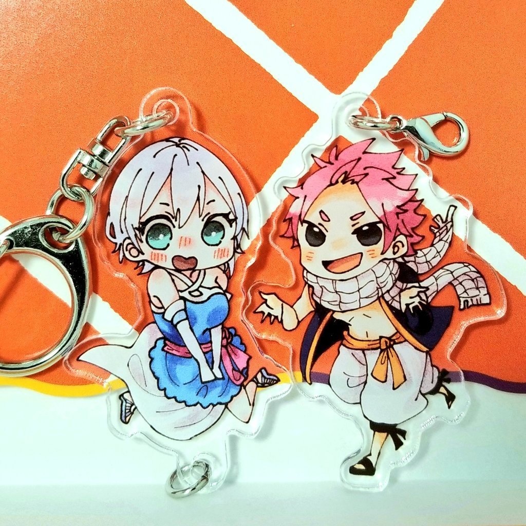 ナツリサつながるアクリルキーホルダー