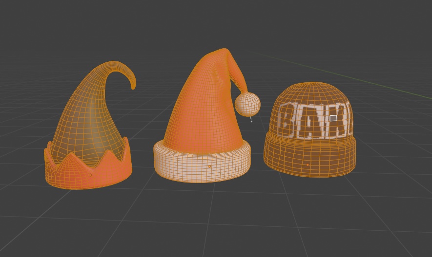 Universal VRChat Winter Hat Pack v1