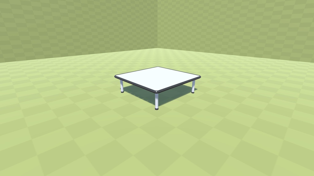【3Dモデル】普通の机【4色】