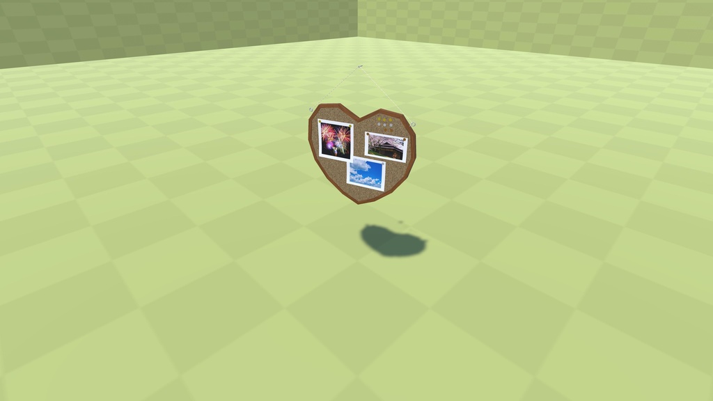 【3Dモデル】コルクボード【15パーツ】