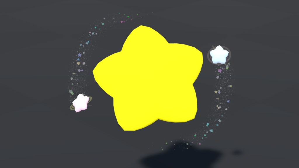 【3Dモデル】星のヘイロー【アバター用】