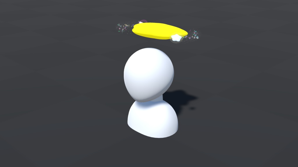 【3Dモデル】星のヘイロー【アバター用】