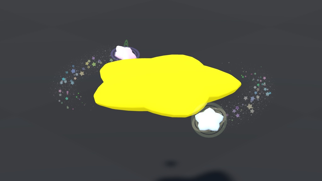 【3Dモデル】星のヘイロー【アバター用】