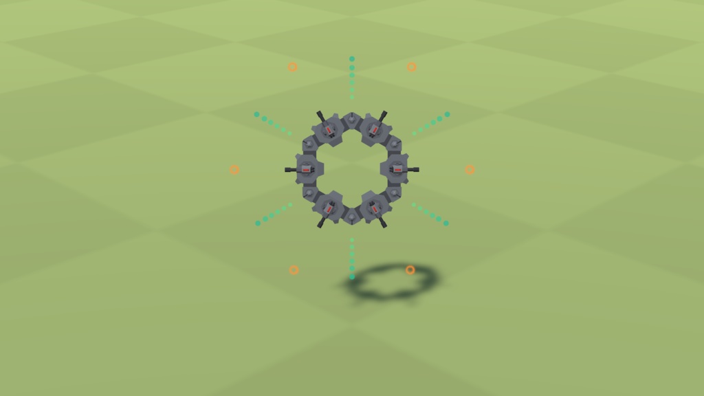 【3Dモデル】砲台のヘイロー【アバター用】