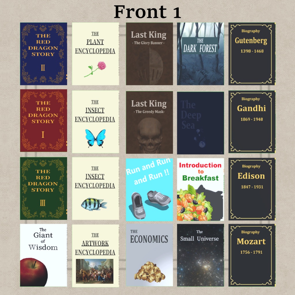 【3Dモデル】Books【40パターン】