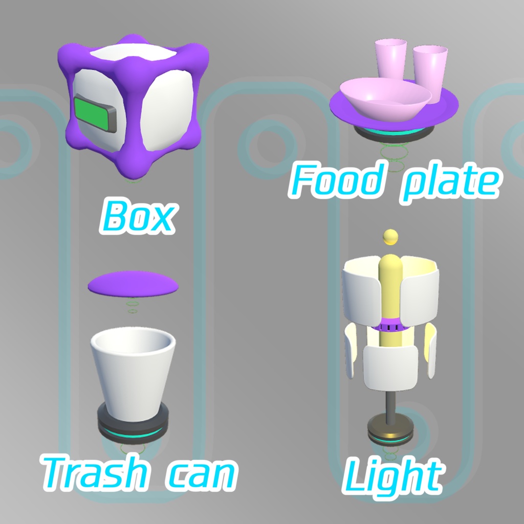 【3Dモデル】サイバーRシリーズ【14パーツ】