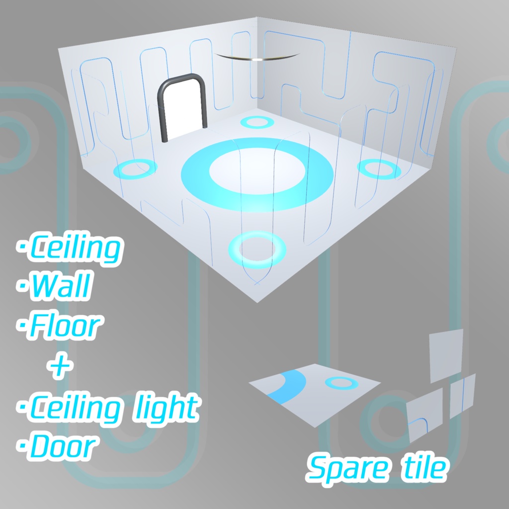 【3Dモデル】サイバーRシリーズ【14パーツ】