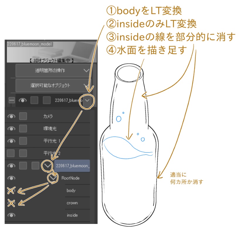 【血界戦線】ブルームーン(旧)のビンと蓋