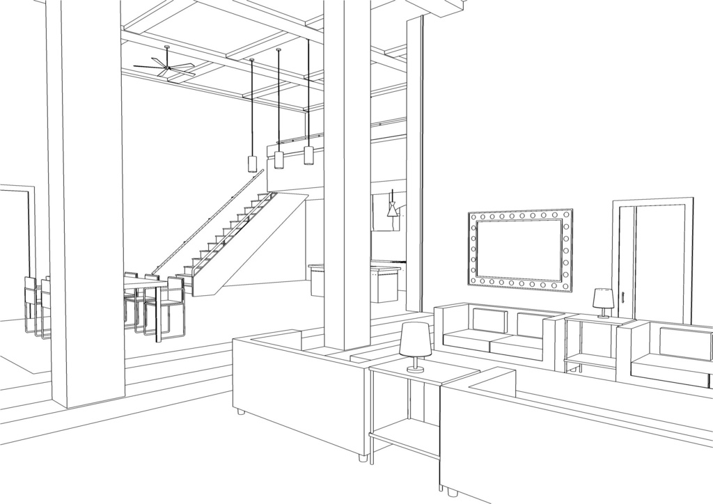 【血界戦線】スティーブンさんのマンション部屋+エントランス玄関