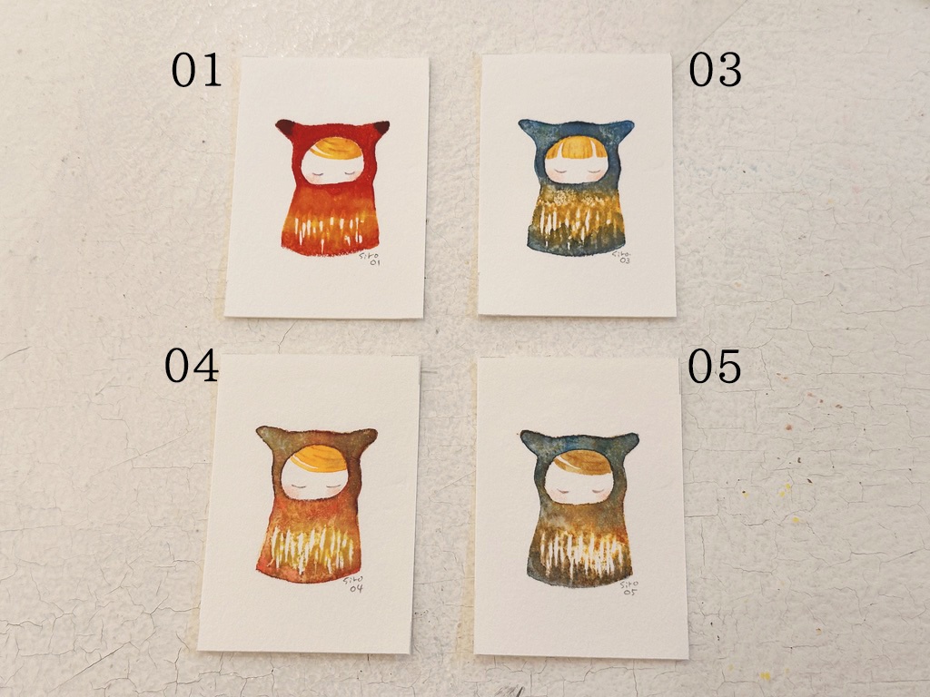 ミニ原画　はじまりのかたちの仲間
