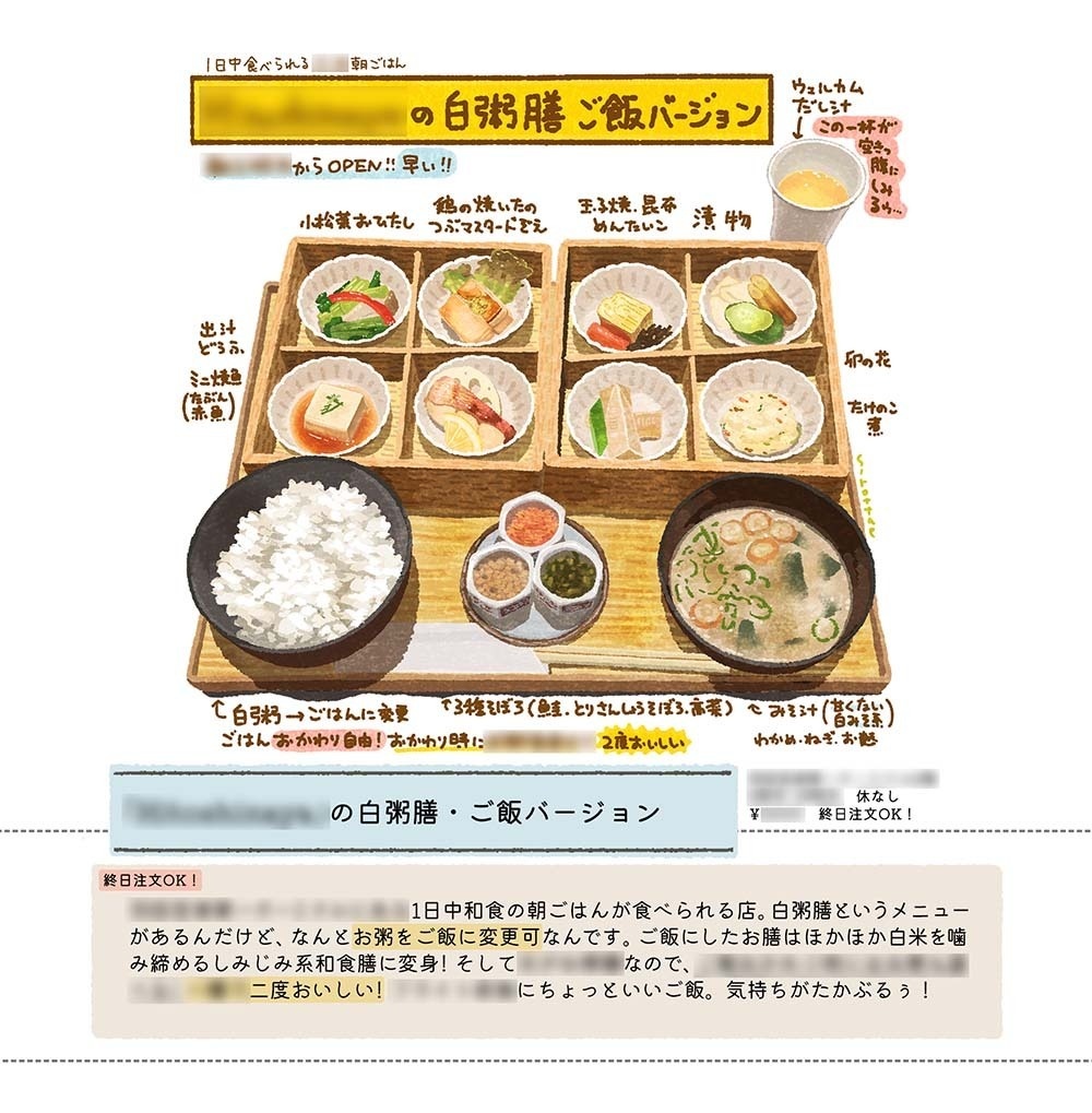 【C108新刊】おなかがすくほん14 ゆっくり起きても行ってほしい都内駅チカモーニング